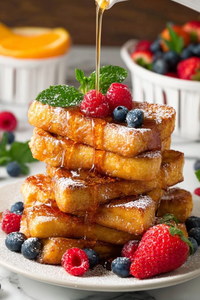 Baked Cinnamon French Toast Sticks Recipe