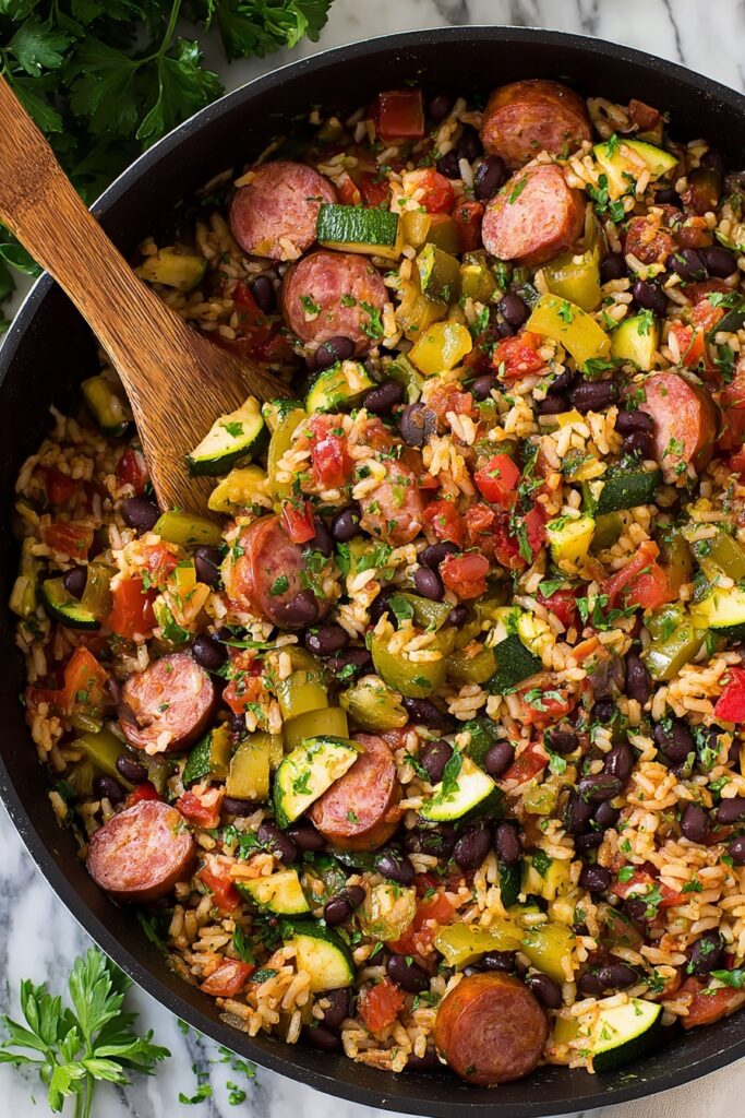 Sausage and Zucchini Skillet Recipe