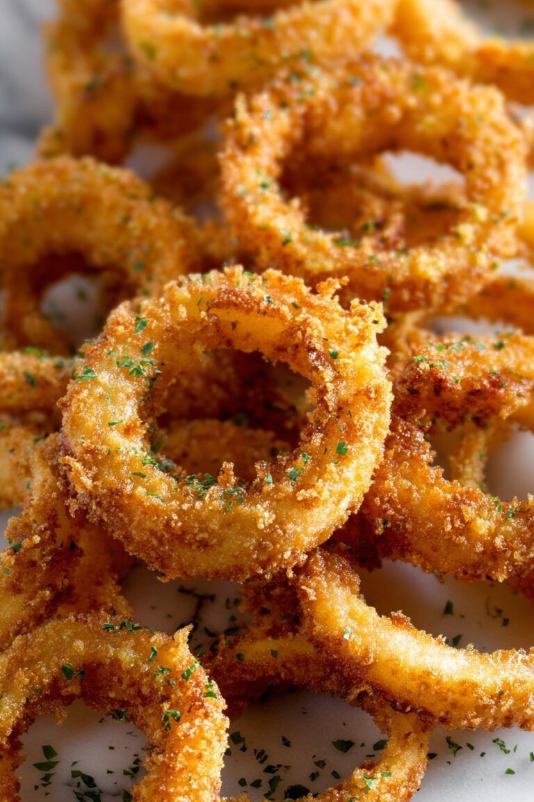 Crispy Baked Onion Rings Recipe