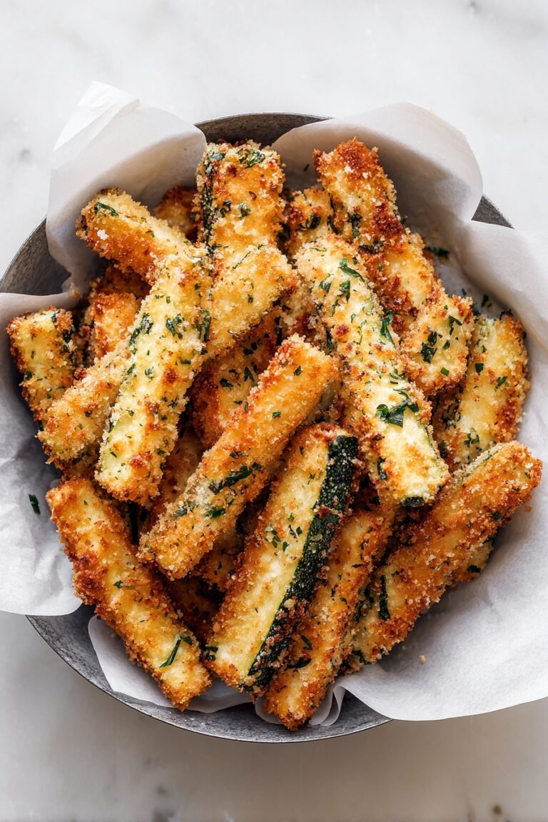Baked Zucchini Fries with Parmesan Recipe
