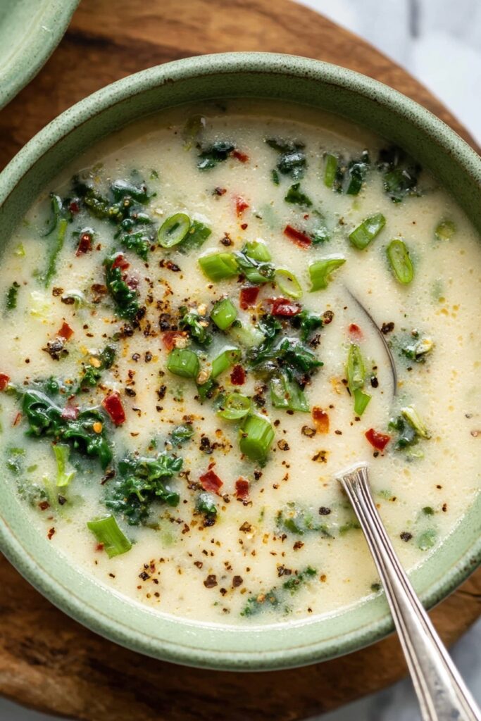 Colcannon Potato and Kale Soup Recipe