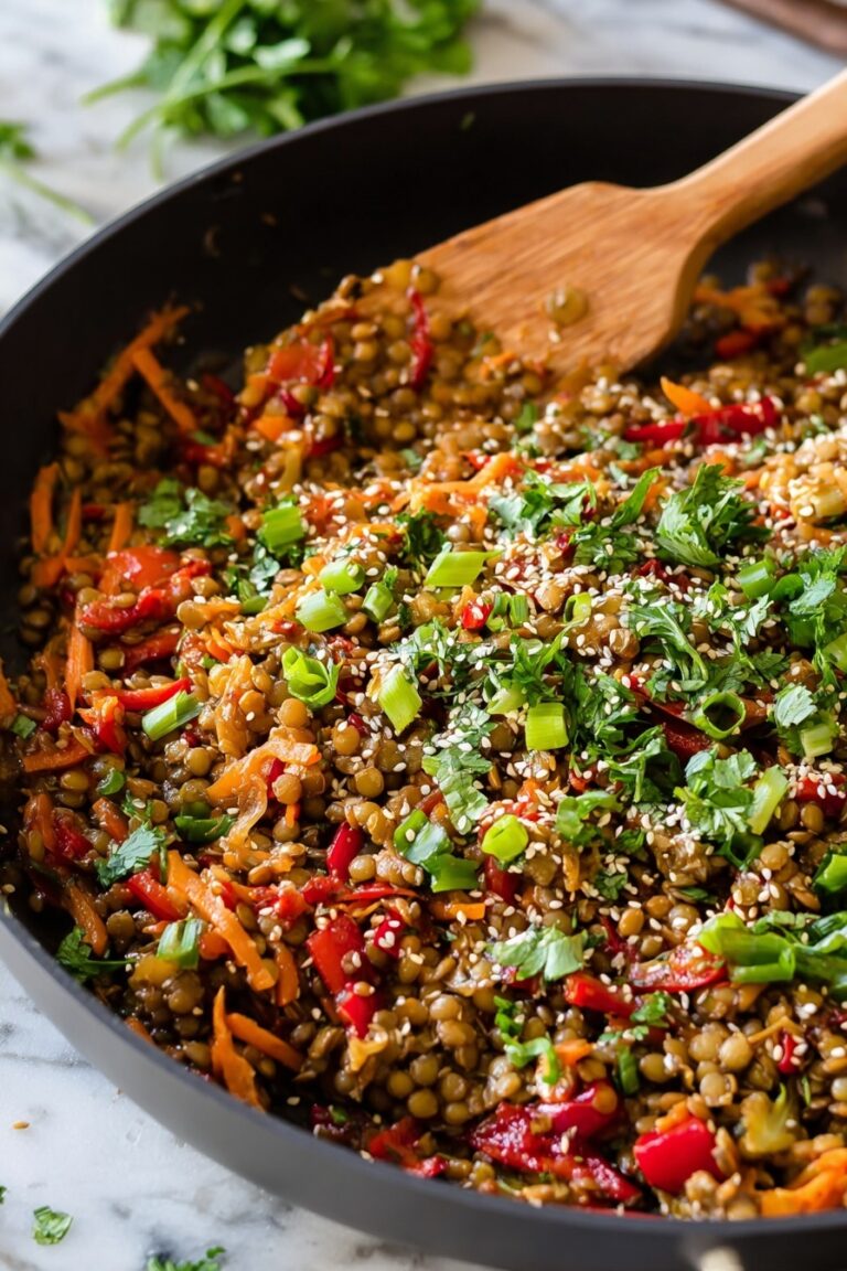 Asian Lentil Lettuce Wraps Recipe