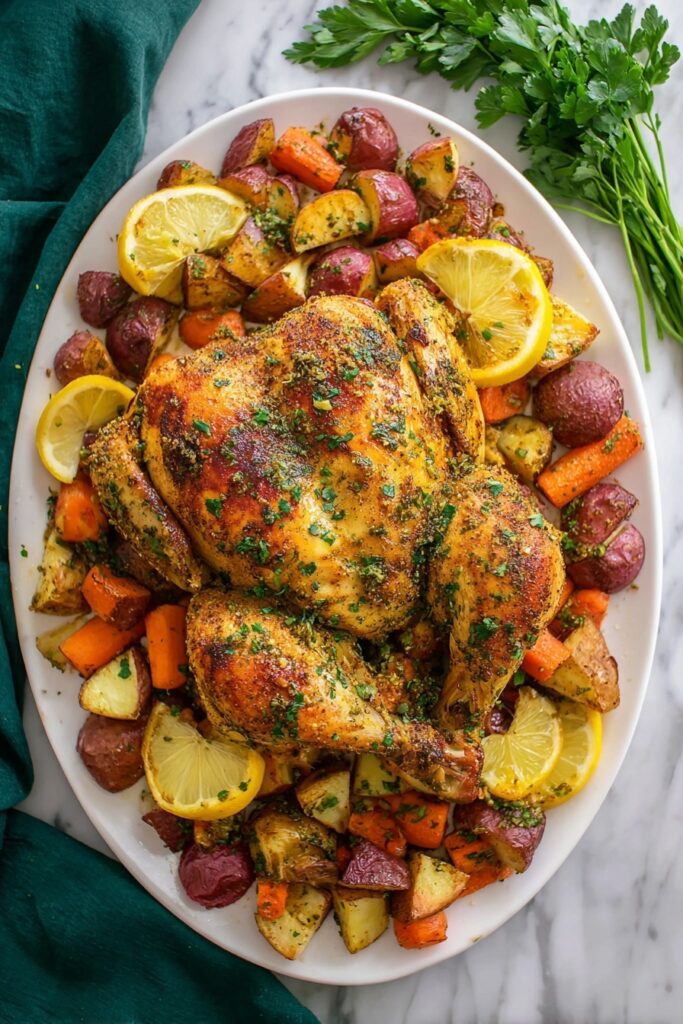 Perfectly Roasted Spatchcock Chicken Recipe