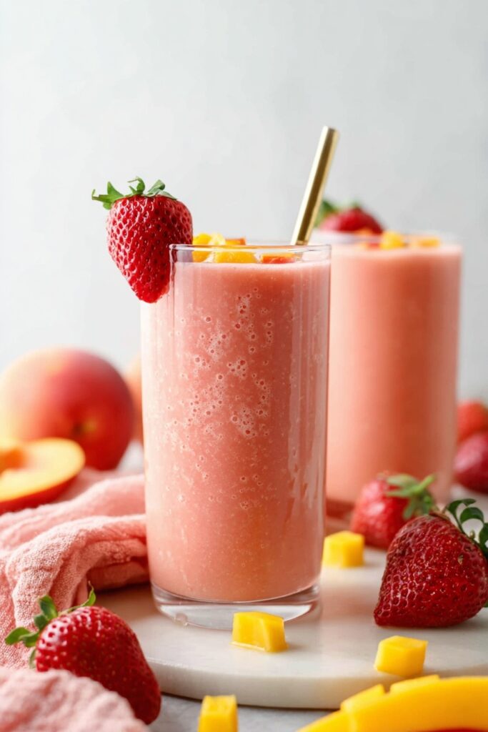 Refreshing Strawberry Mango Smoothie Recipe