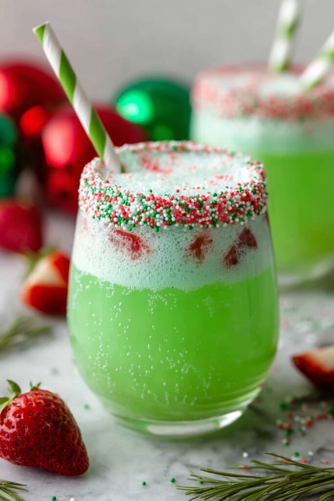 Grinch Punch Recipe with Lime Sherbet Recipe