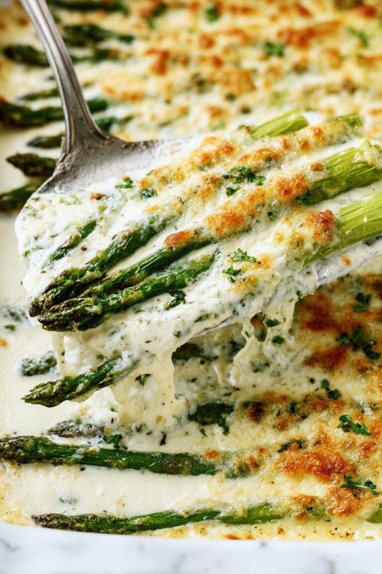 Cheesy Baked Asparagus Recipe