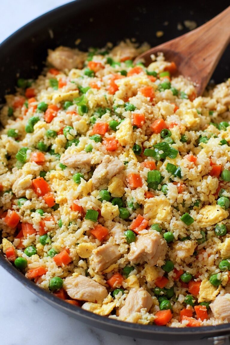 Cauliflower Chicken Fried Rice Recipe