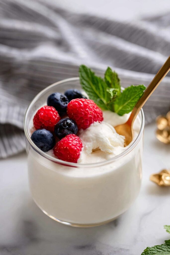 Swedish Cream with Berries Recipe