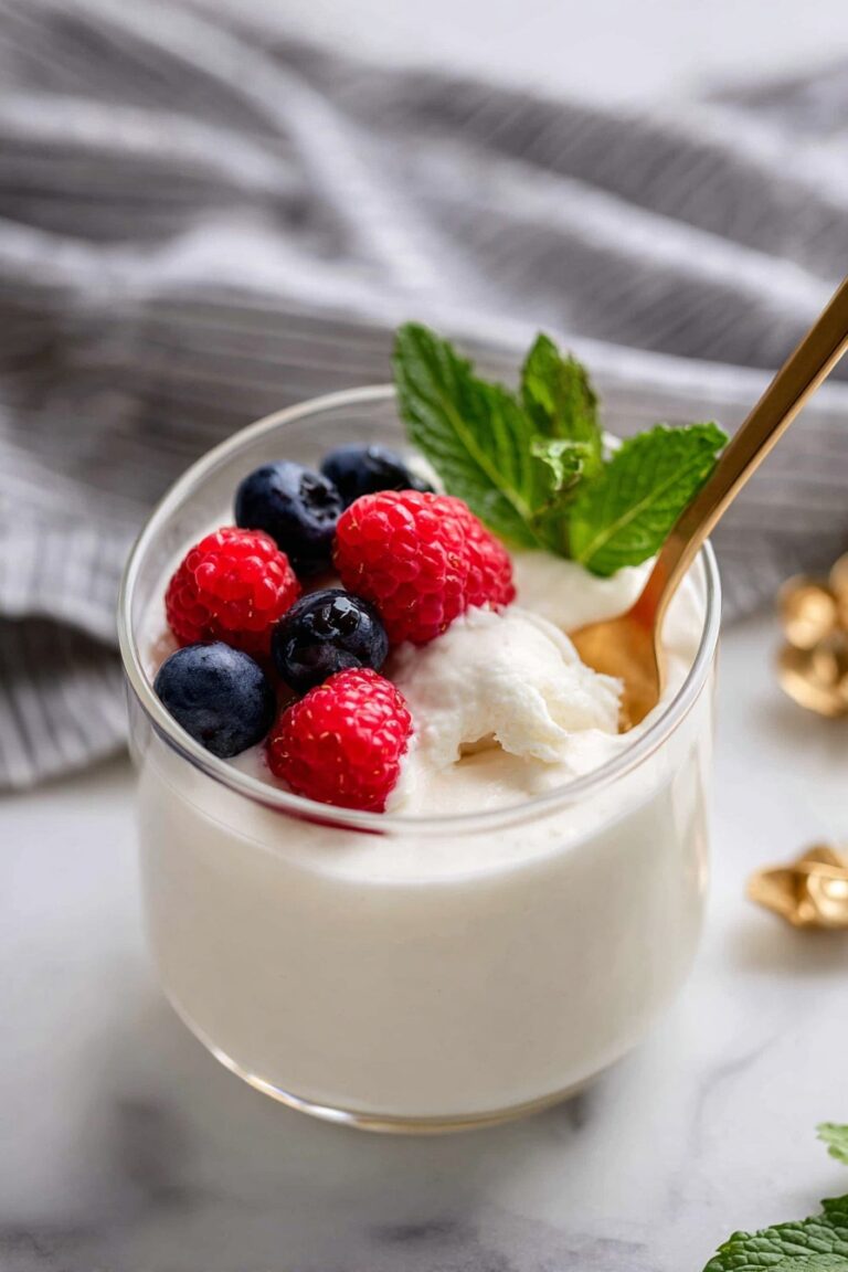 Swedish Cream with Berries Recipe