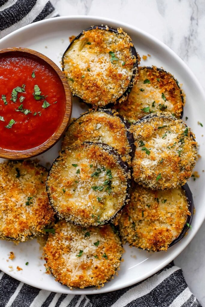 Air Fryer Eggplant Bites Recipe