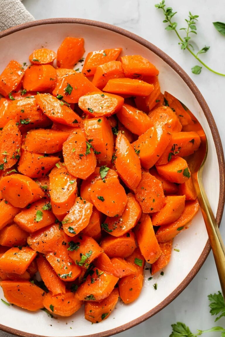 Sweet Honey Garlic Crockpot Carrots Recipe
