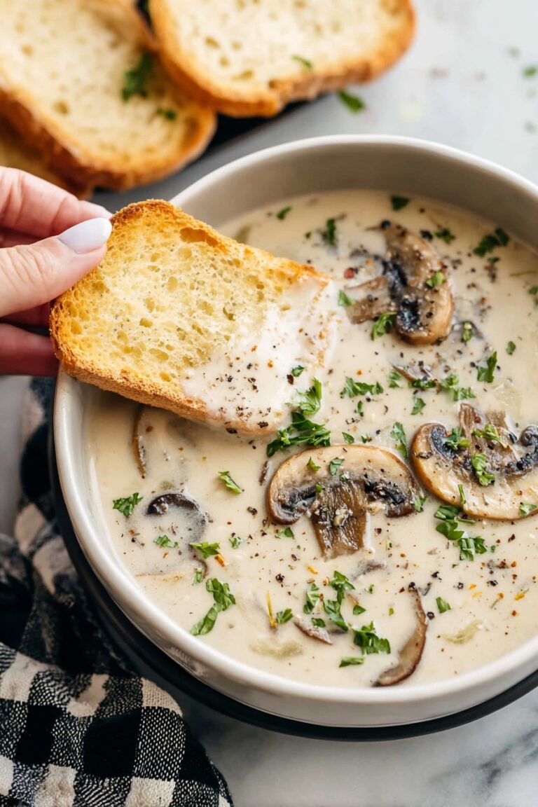Creamy Mushroom Soup Recipe