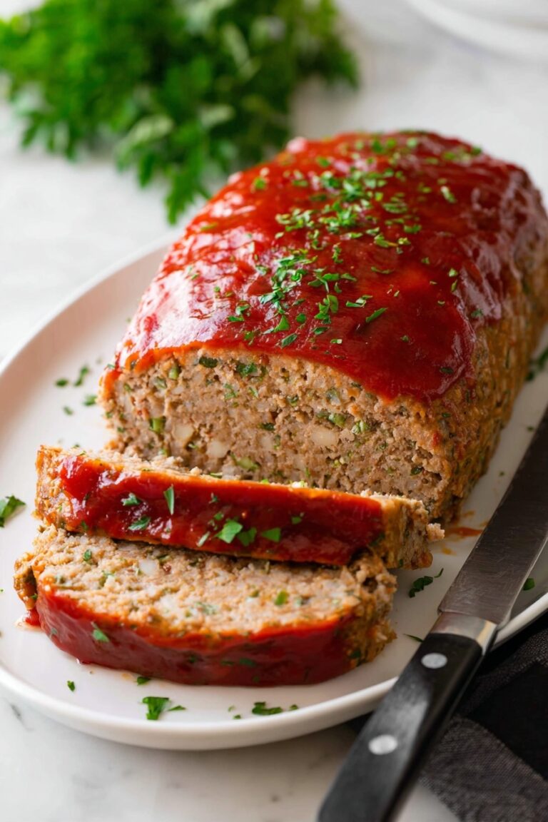Turkey Meatloaf with Parmesan Recipe