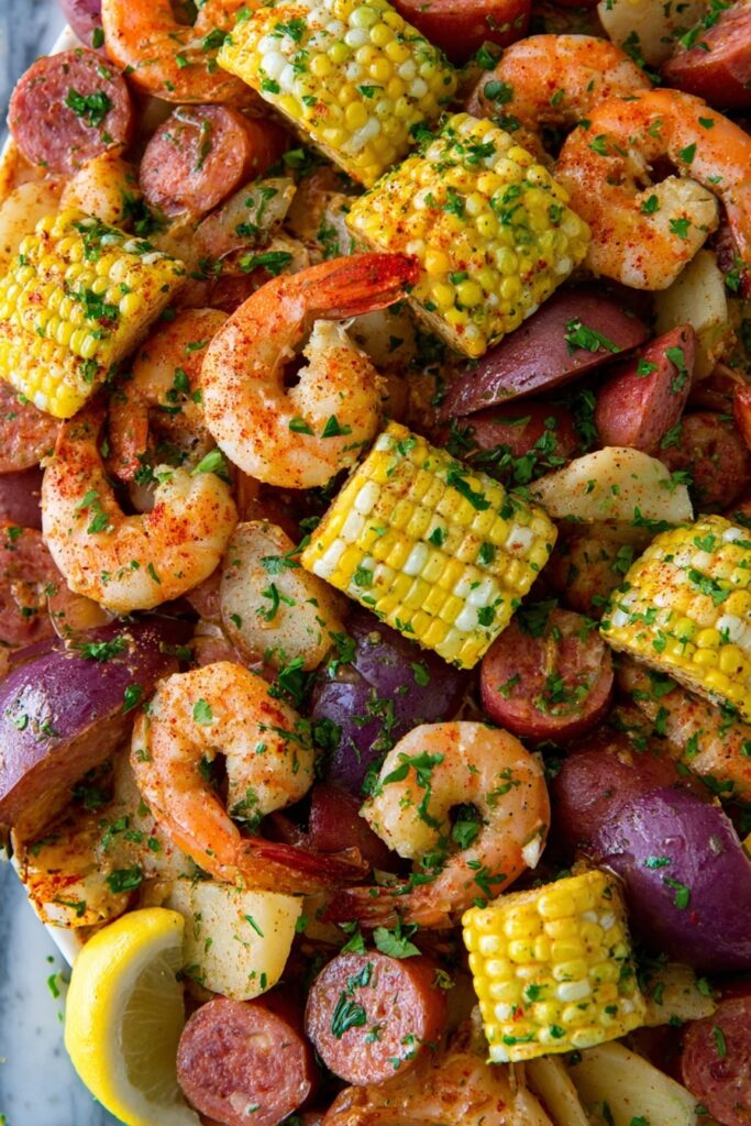 Shrimp Boil Recipe with Old Bay and Corn Recipe