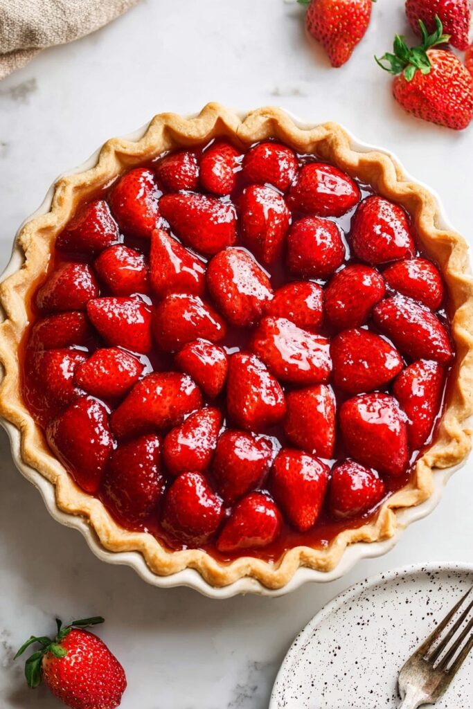 Easy Fresh Strawberry Pie Recipe