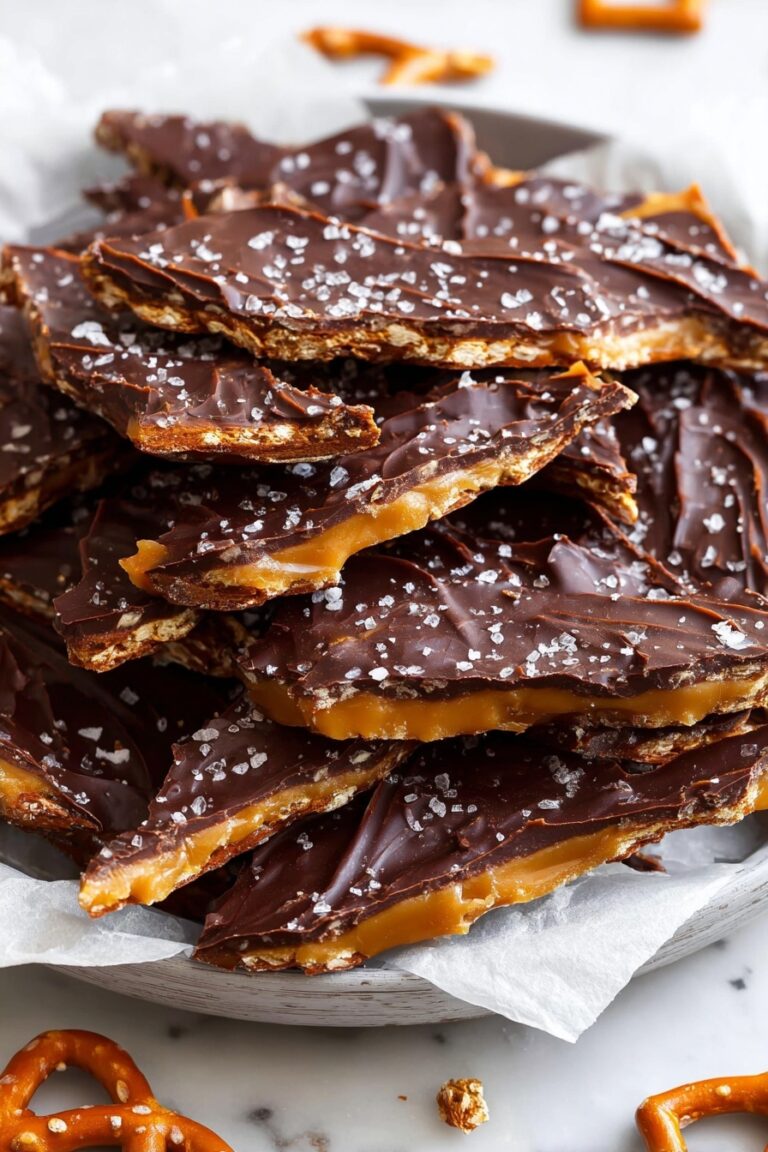Chocolate Pretzel Crack Topper Recipe