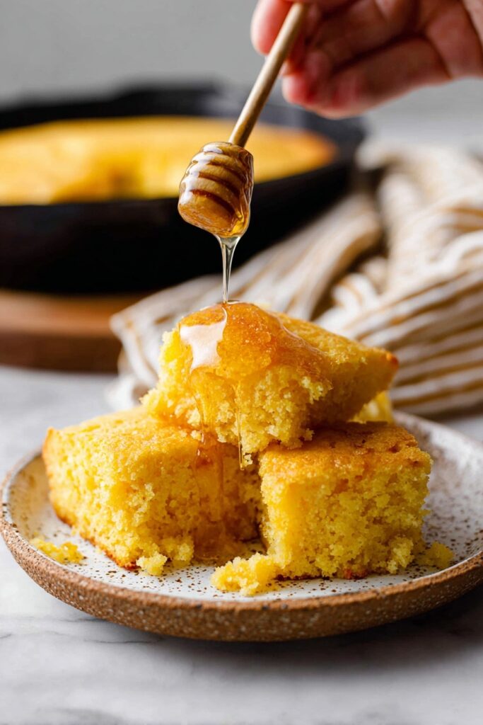 Cast Iron Honey Spoon Bread Recipe