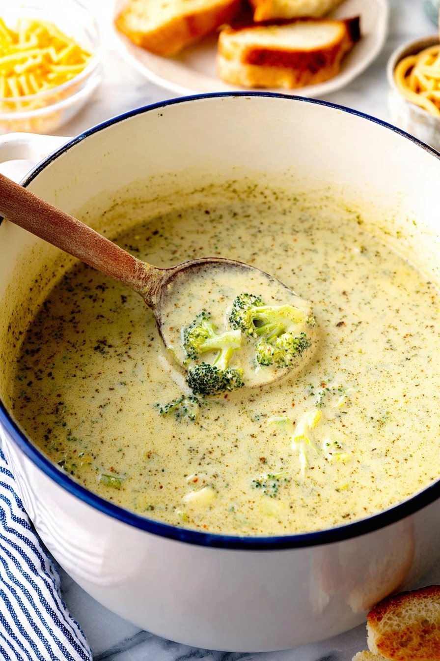 Healthy Broccoli Cheese Soup Recipe - Recipe Step