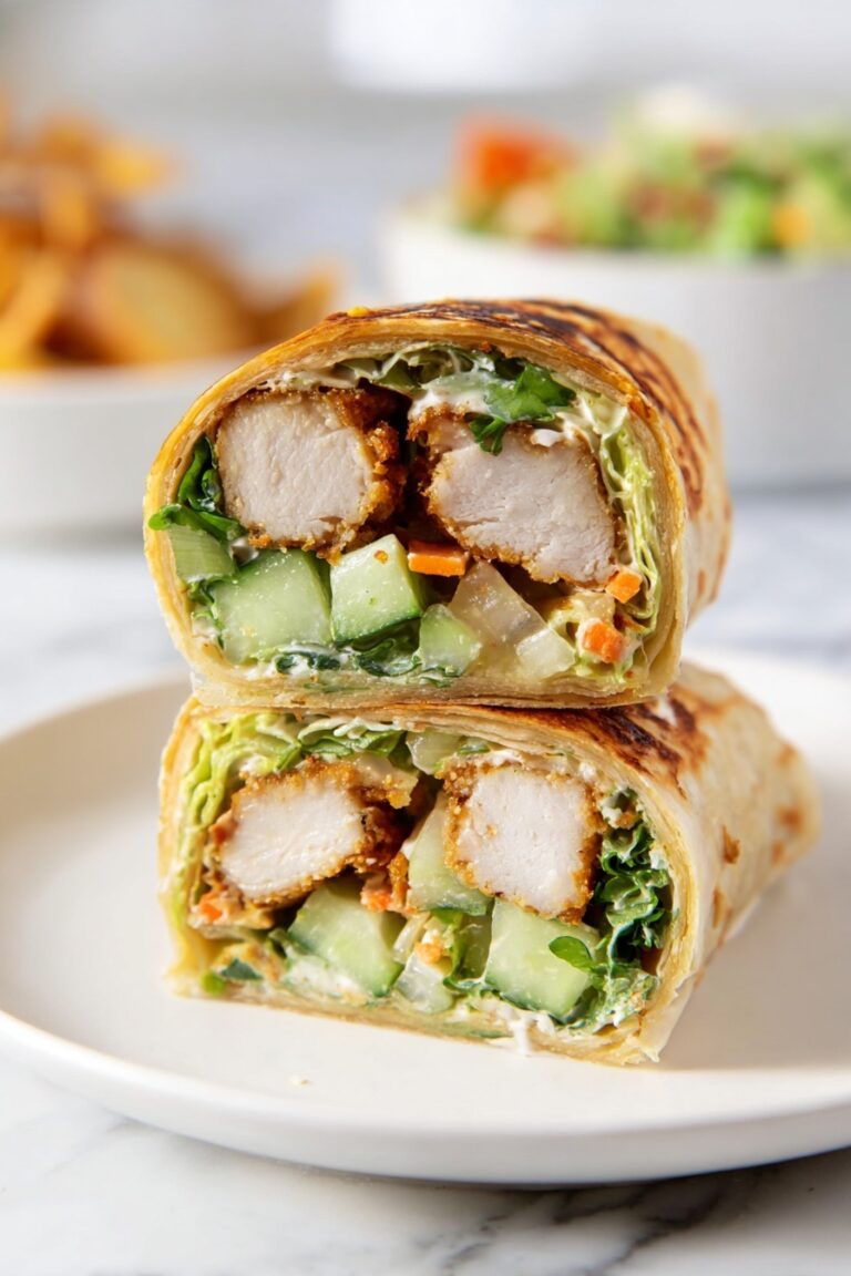 Honey Mustard Chicken Wraps Recipe