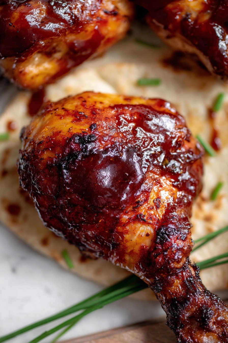 Grilled Cola BBQ Chicken Recipe - Serving Suggestion