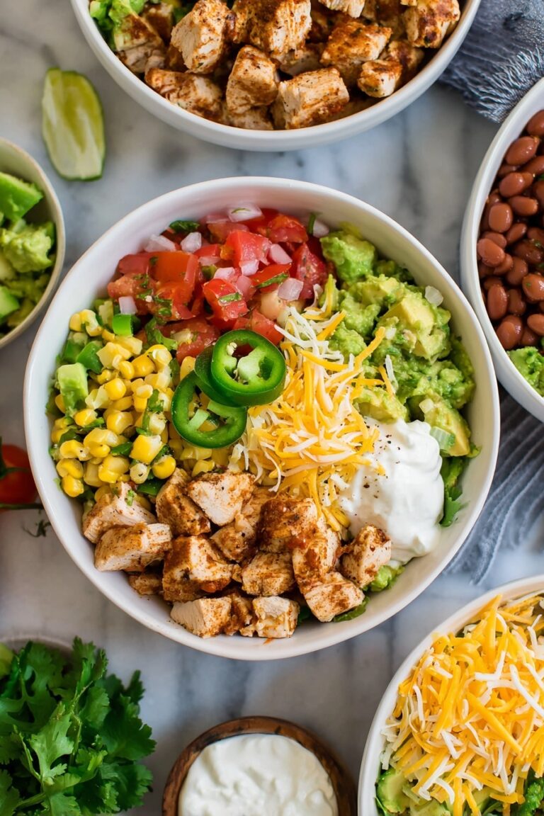 Air Fryer Chicken Burrito Bowl Recipe
