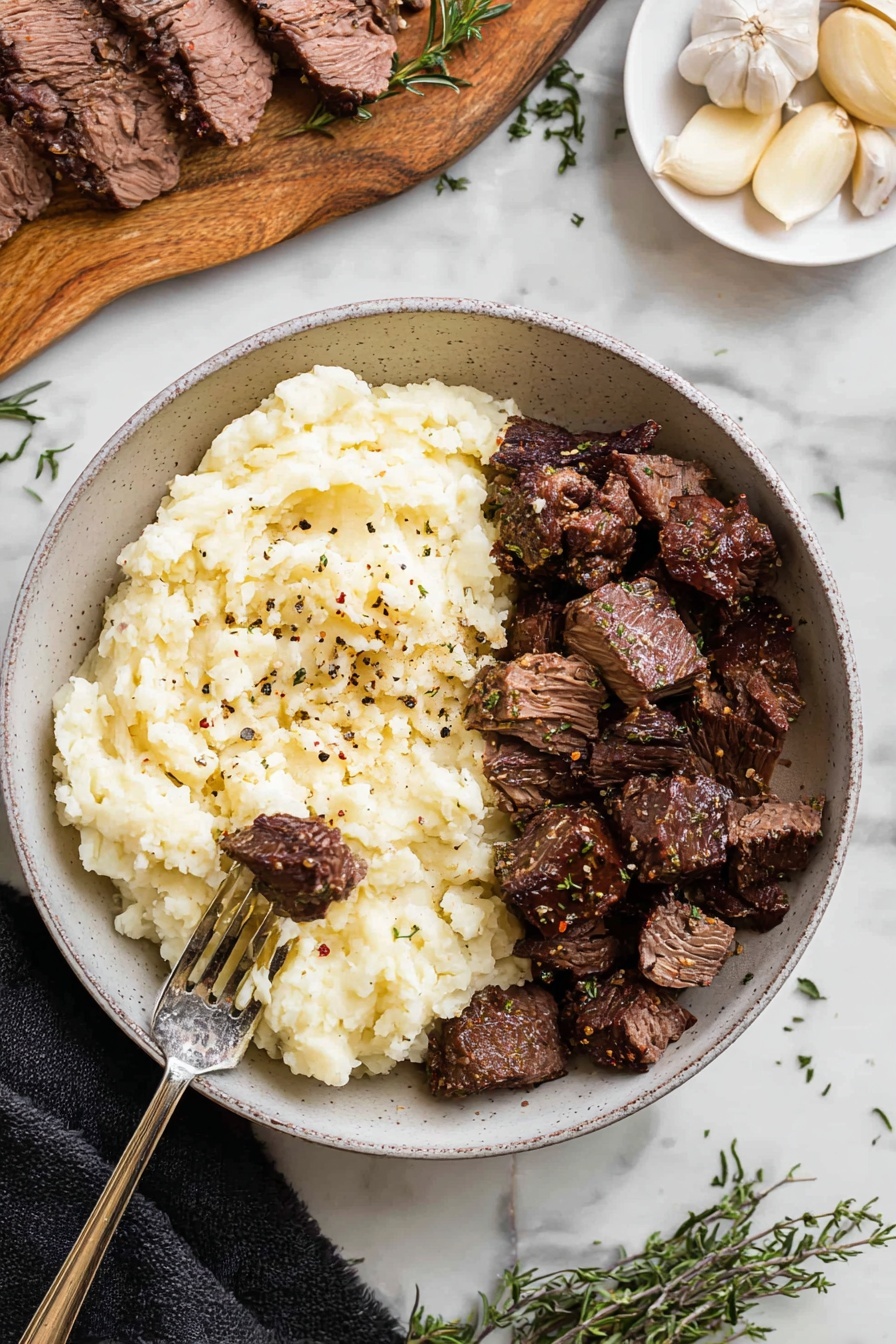 Slow Cooker Roast Beef Recipe - Serving Suggestion