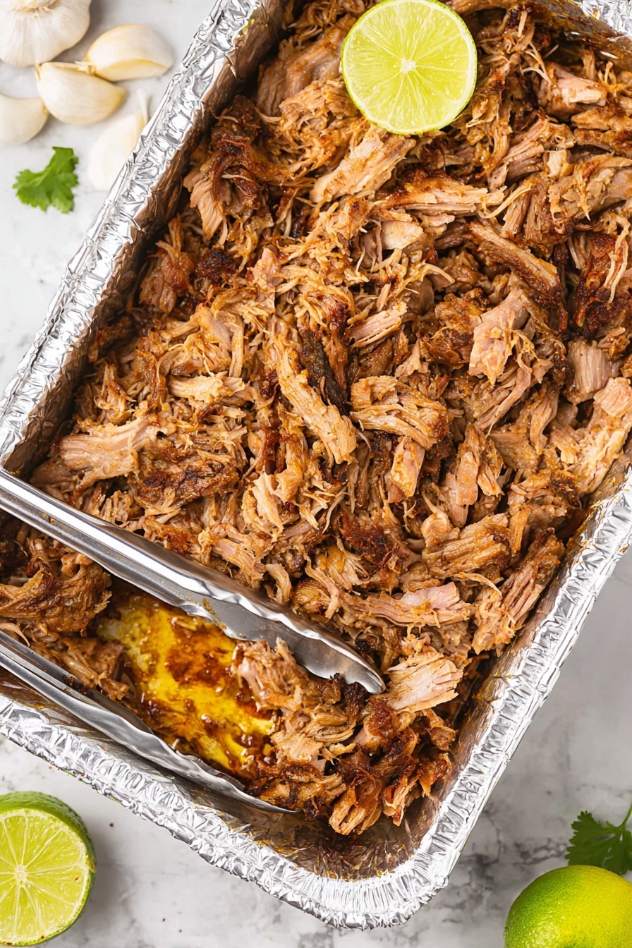Slow Cooker Pulled Pork Carnitas Recipe - Serving Suggestion