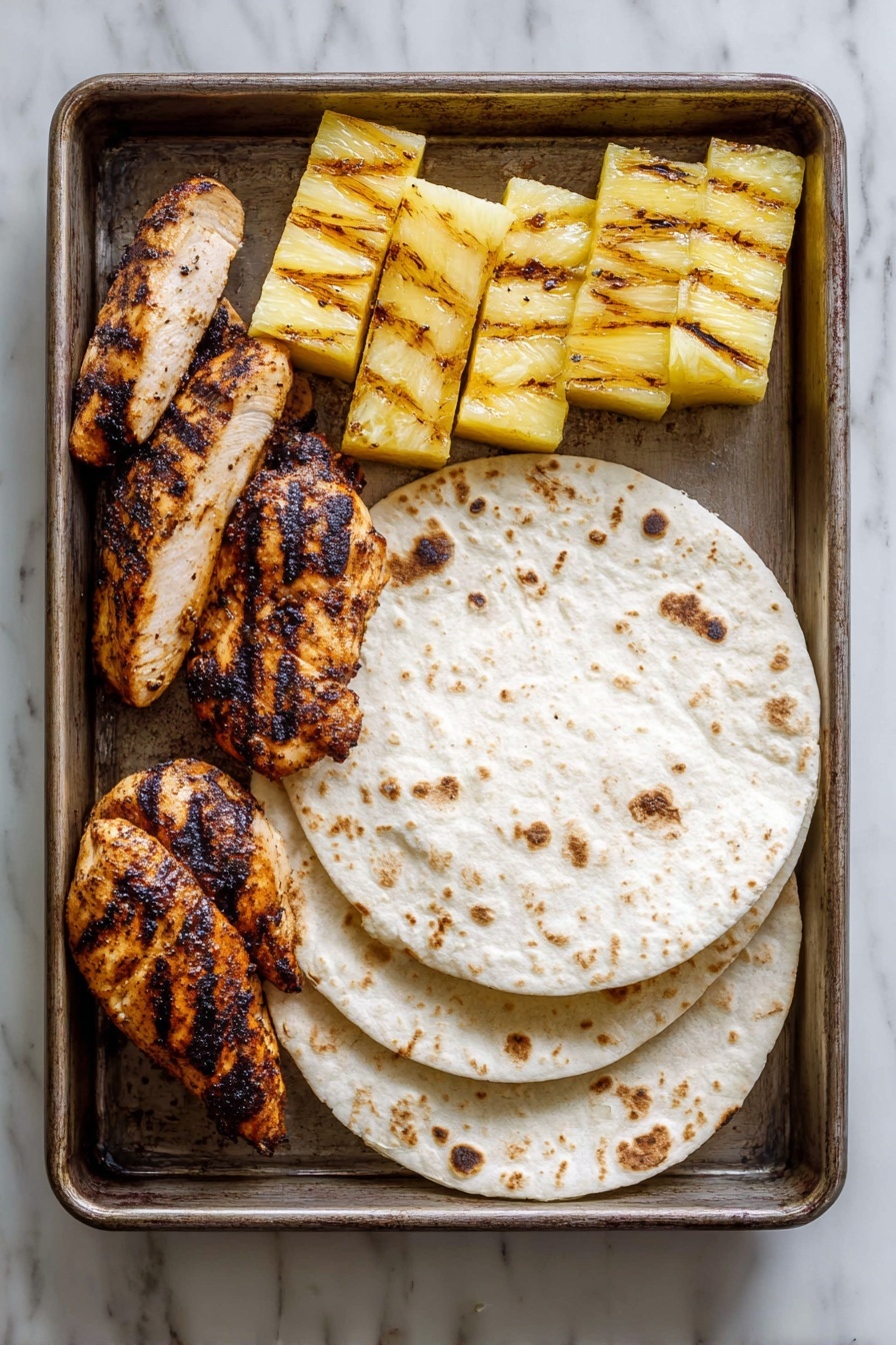Grilled Chili Lime Chicken Tacos Recipe - Serving Suggestion