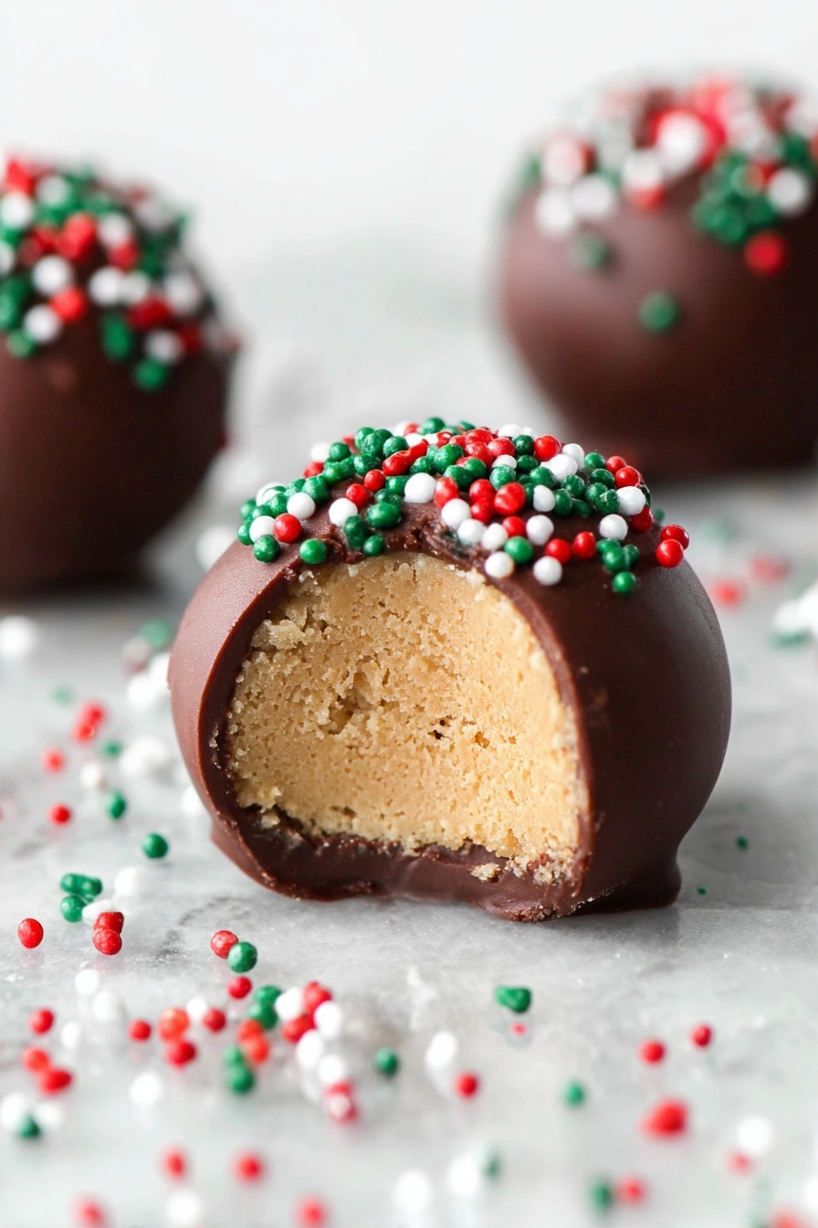 Chocolate Peanut Butter Balls Recipe - Recipe Image