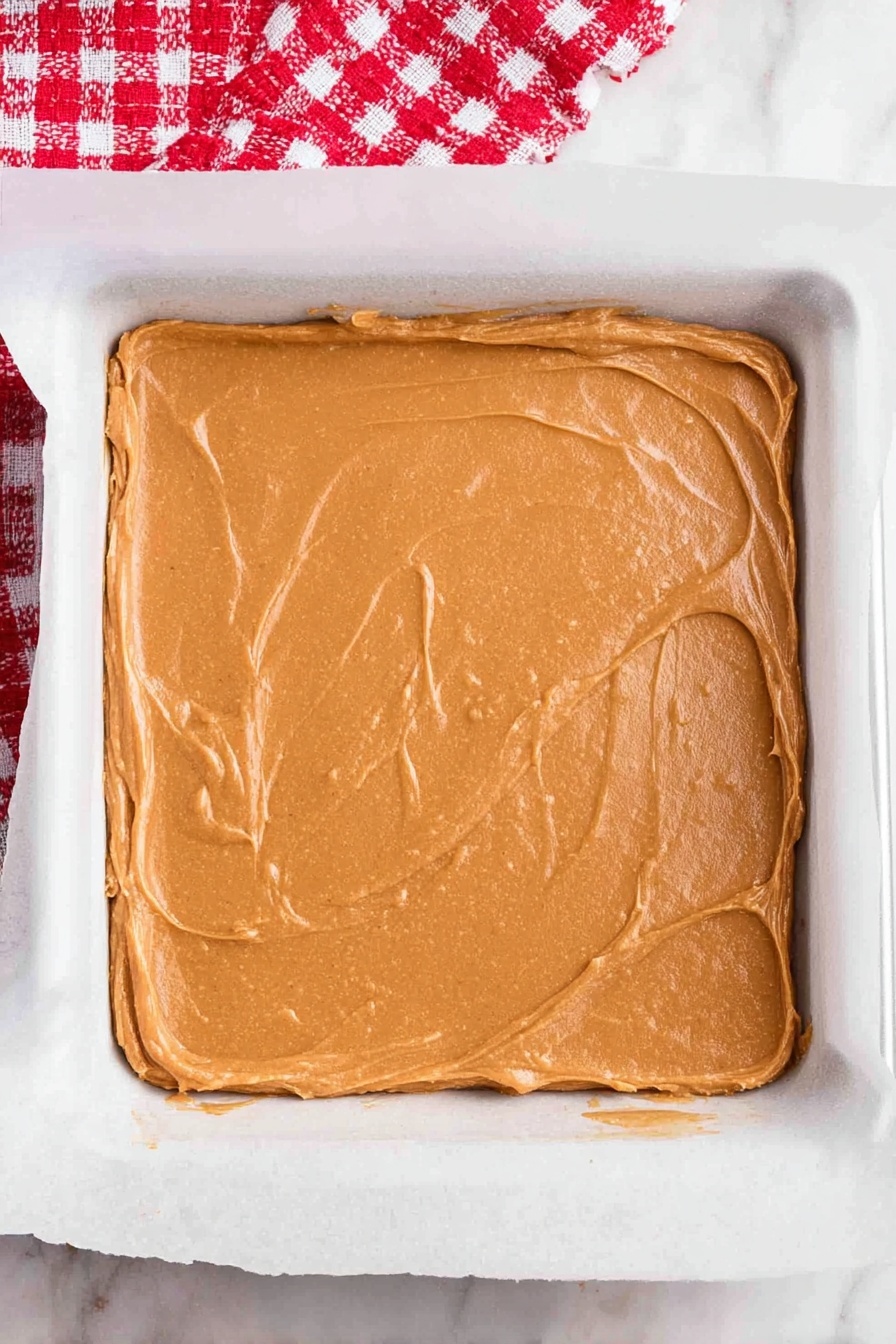 Gingerbread Blondies with White Chocolate Drizzle Recipe - Step by Step Instructions