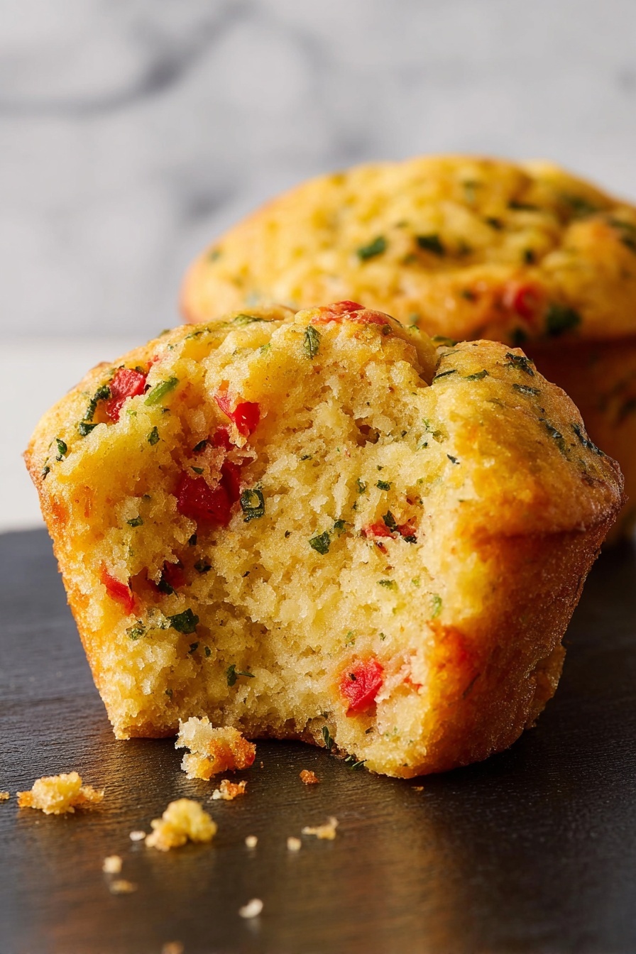 Pimiento Cheese Corn Muffins Recipe - Serving Suggestion