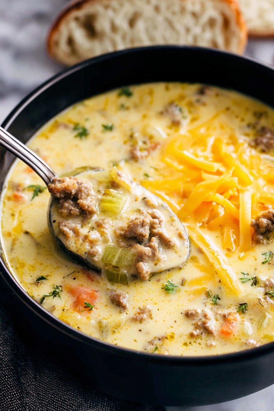 Cheeseburger Soup Recipe - Recipe Step