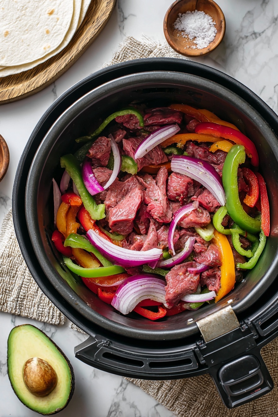 Air Fryer Beef Fajitas Recipe - Recipe Step