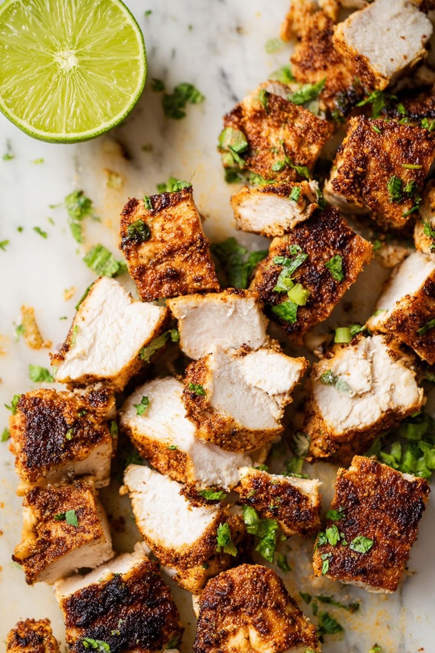 Air Fryer Chicken Burrito Bowl Recipe - Serving Suggestion