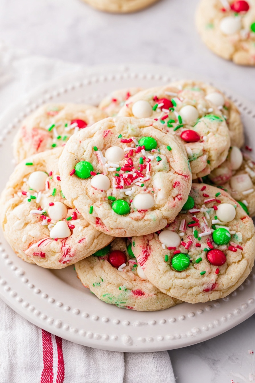 Christmas Cake Mix Cookies Recipe - Serving Suggestion