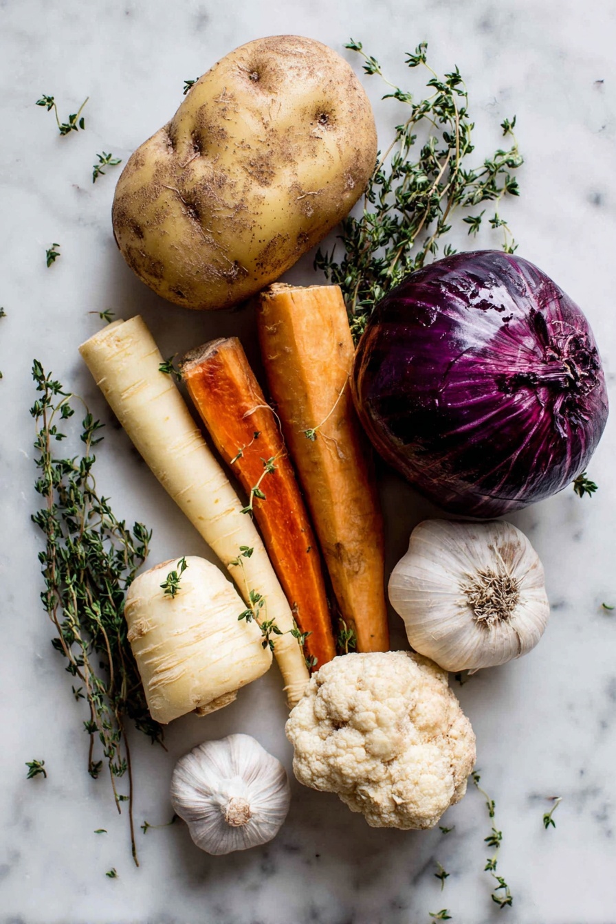 Creamy Root Vegetable Soup Recipe - Ingredients
