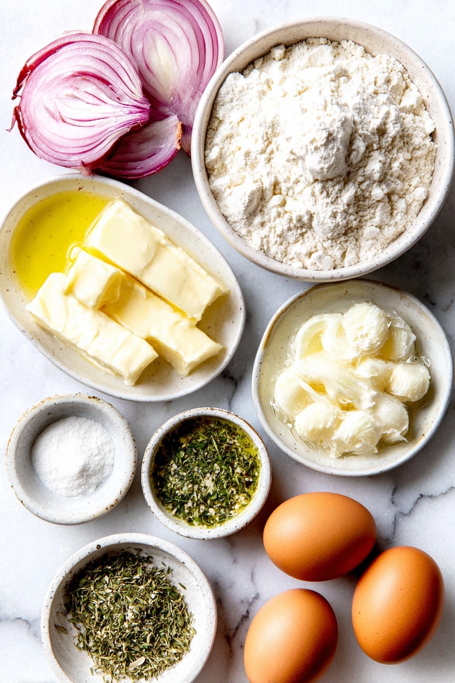 Grilled Focaccia with Caramelized Onions Recipe - Ingredients