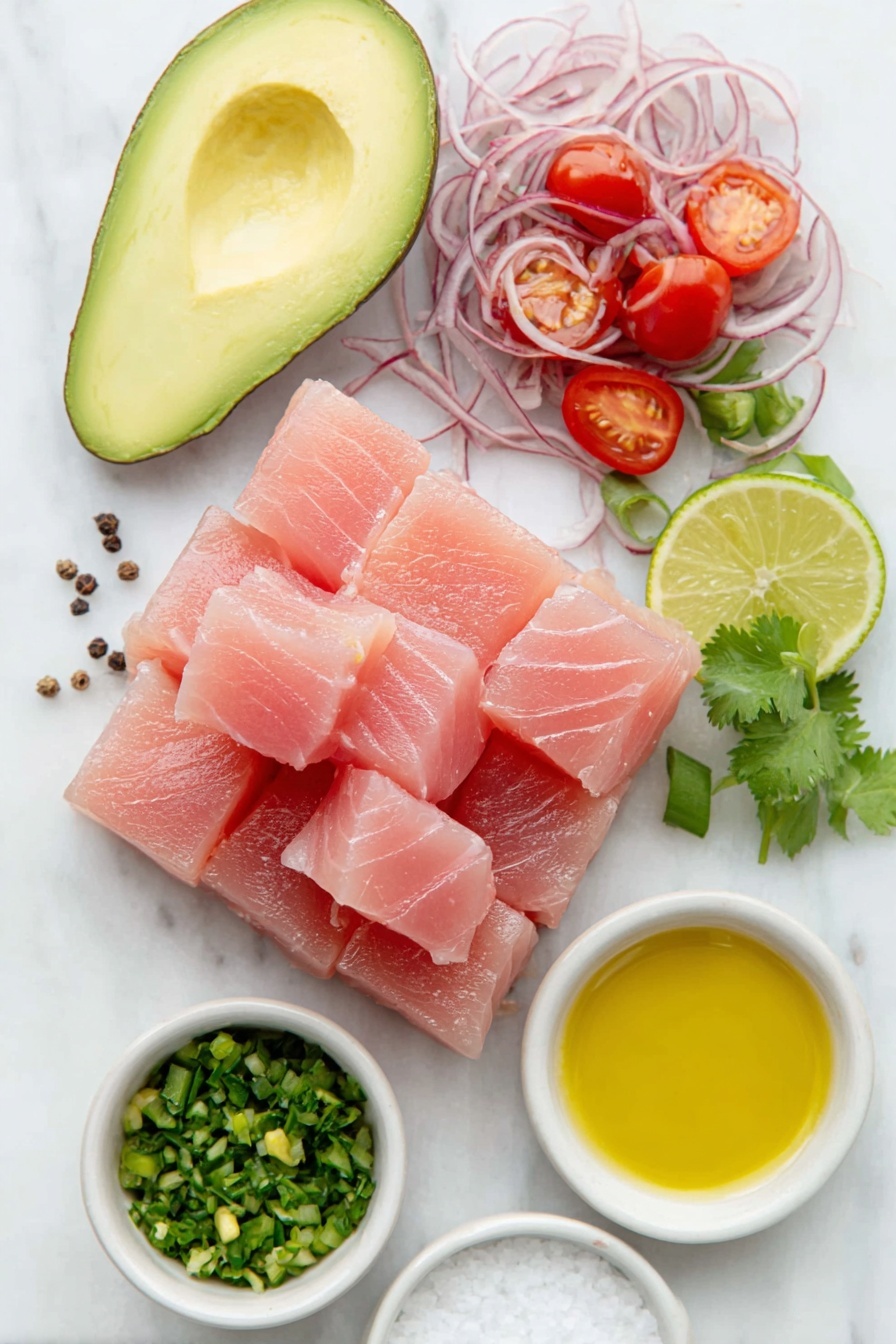 Quick and Fresh Fish Ceviche Recipe - Ingredients