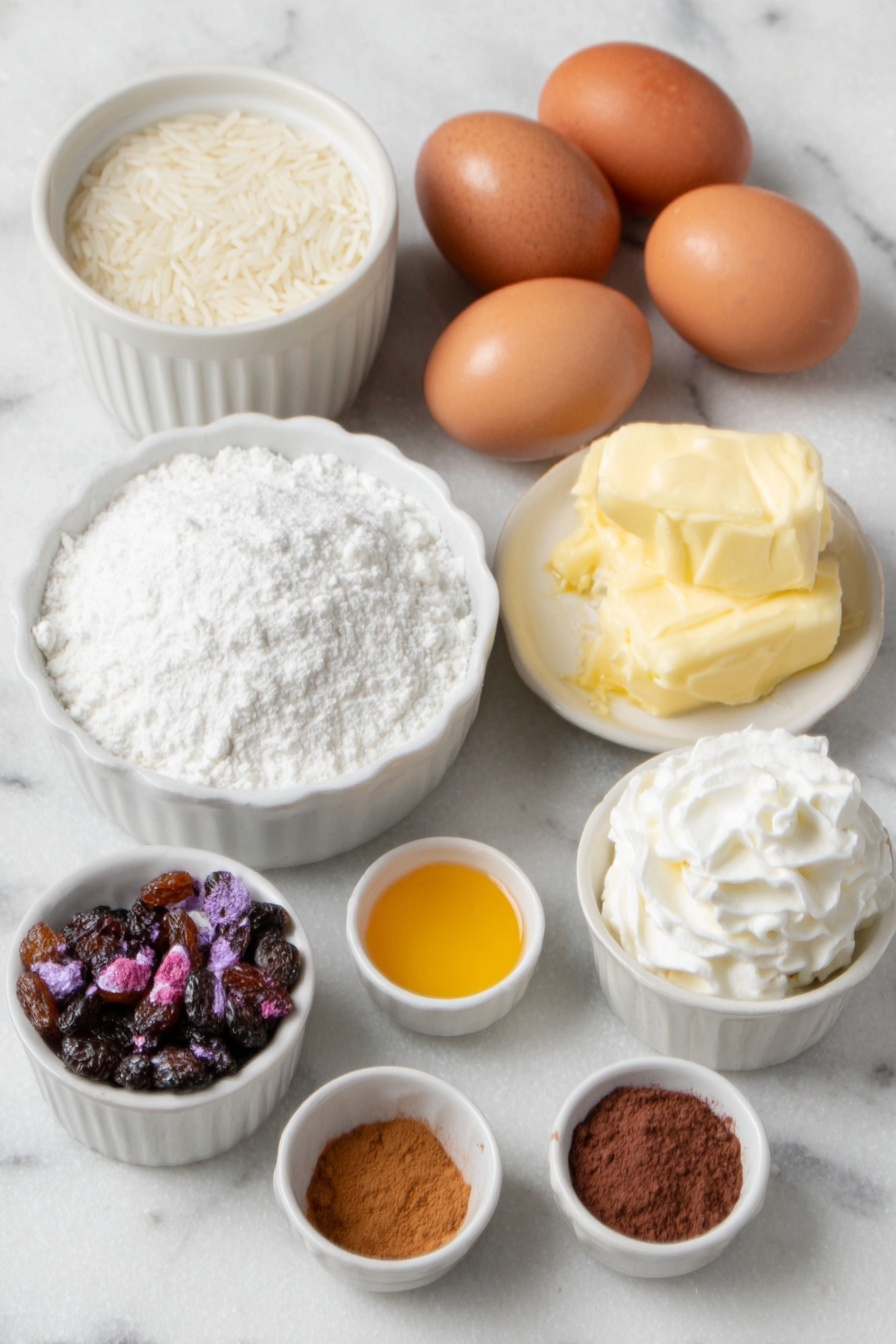 Slow Cooker Coconut Rice Pudding Recipe - Ingredients