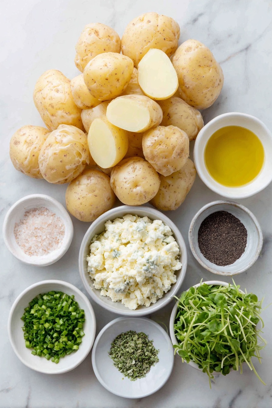 Grilled Gorgonzola Potatoes Recipe - Ingredients