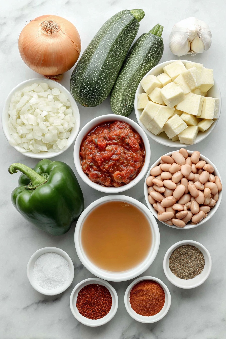 Slow Cooker Vegetarian Chili Recipe - Ingredients