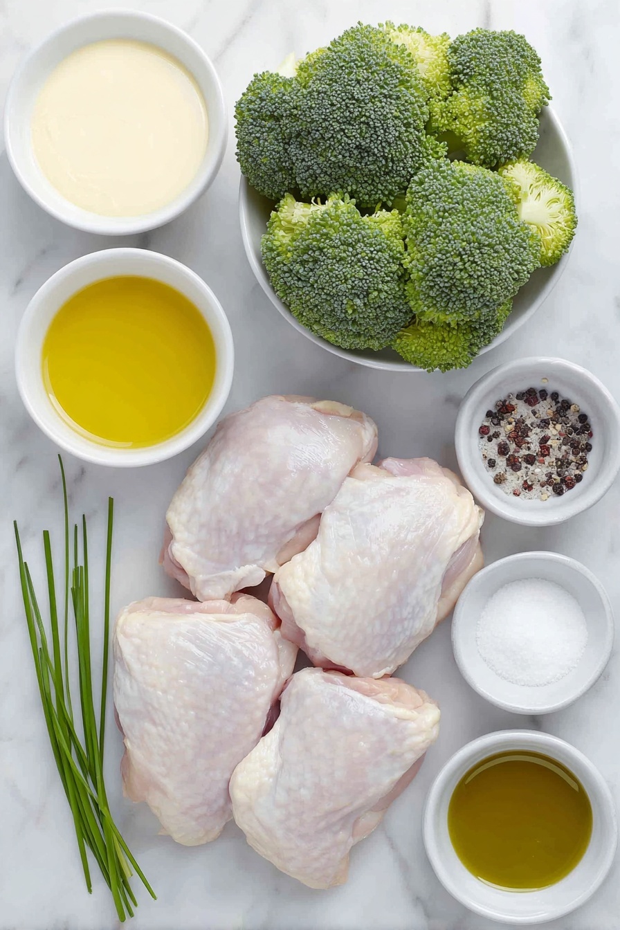 Grilled Honey Mustard Chicken and Broccoli Recipe - Ingredients