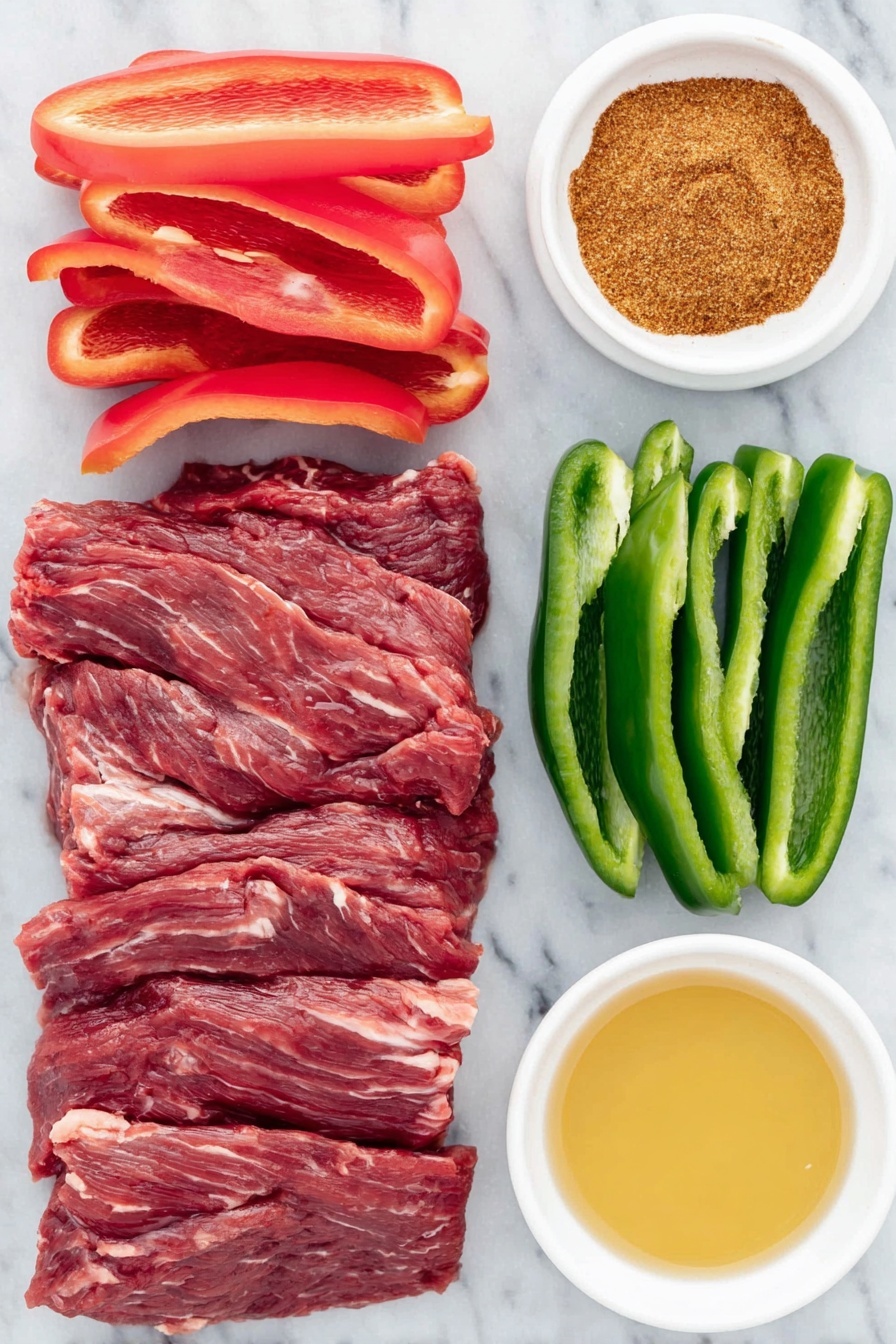 Air Fryer Beef Fajitas Recipe - Ingredients