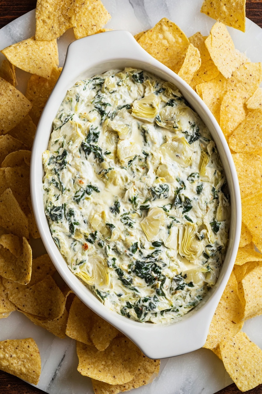 Easy Spinach Artichoke Dip Recipe - Recipe Image