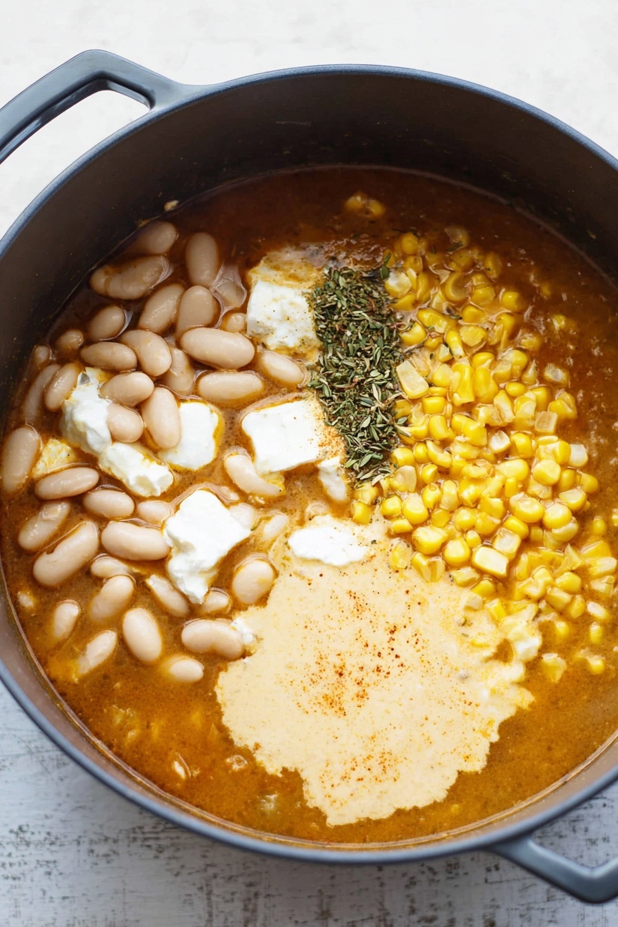 White Chicken Chili Recipe - Step by Step Instructions