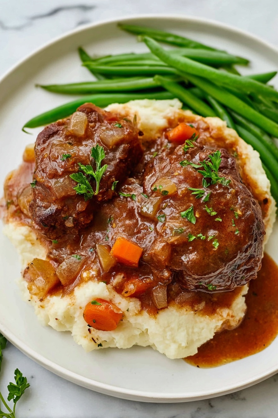 Dutch Oven Swiss Steak Recipe - Serving Suggestion