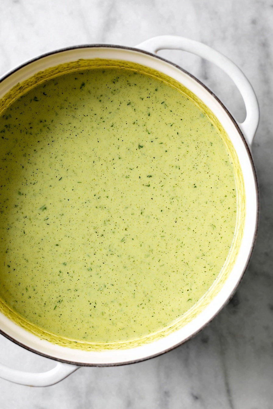 Creamy Zucchini Soup with Herbs Recipe