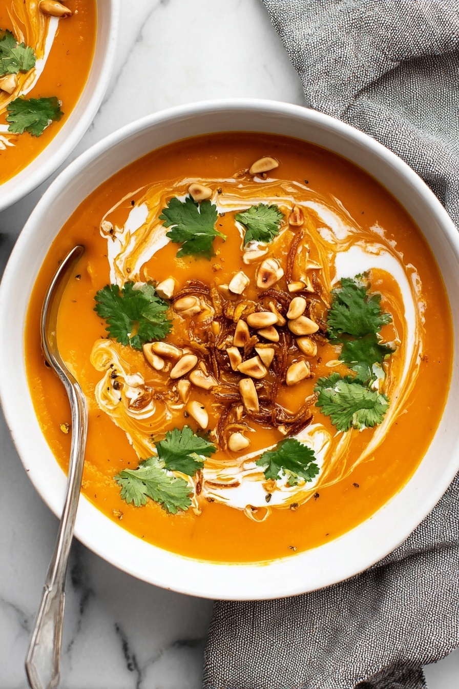 Creamy Carrot Ginger Soup Recipe - Serving Suggestion