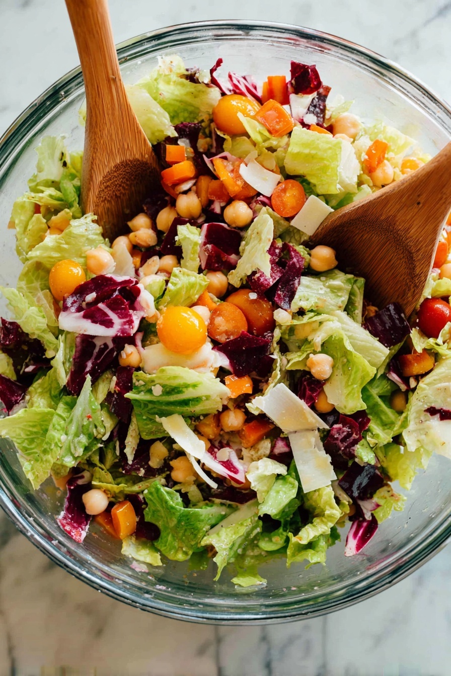 Vegetarian Italian Chopped Salad Recipe - Recipe Image