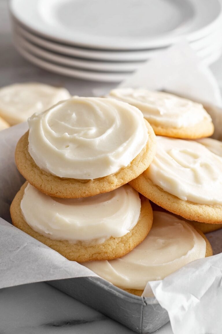 Buttermilk Cookies with Vanilla Frosting Recipe